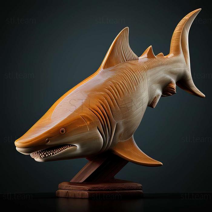 3D model Carcharhinus porosus (STL)